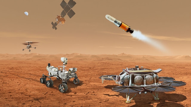 El rover Perseverance lleva dos micrófonos, lo que permite grabar directamente los sonidos de Marte por primera vez. Crédito: NASA