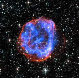 El remanente de supernova de Kepler son los restos de una enana blanca que explotó después de sufrir una explosión termonuclear.