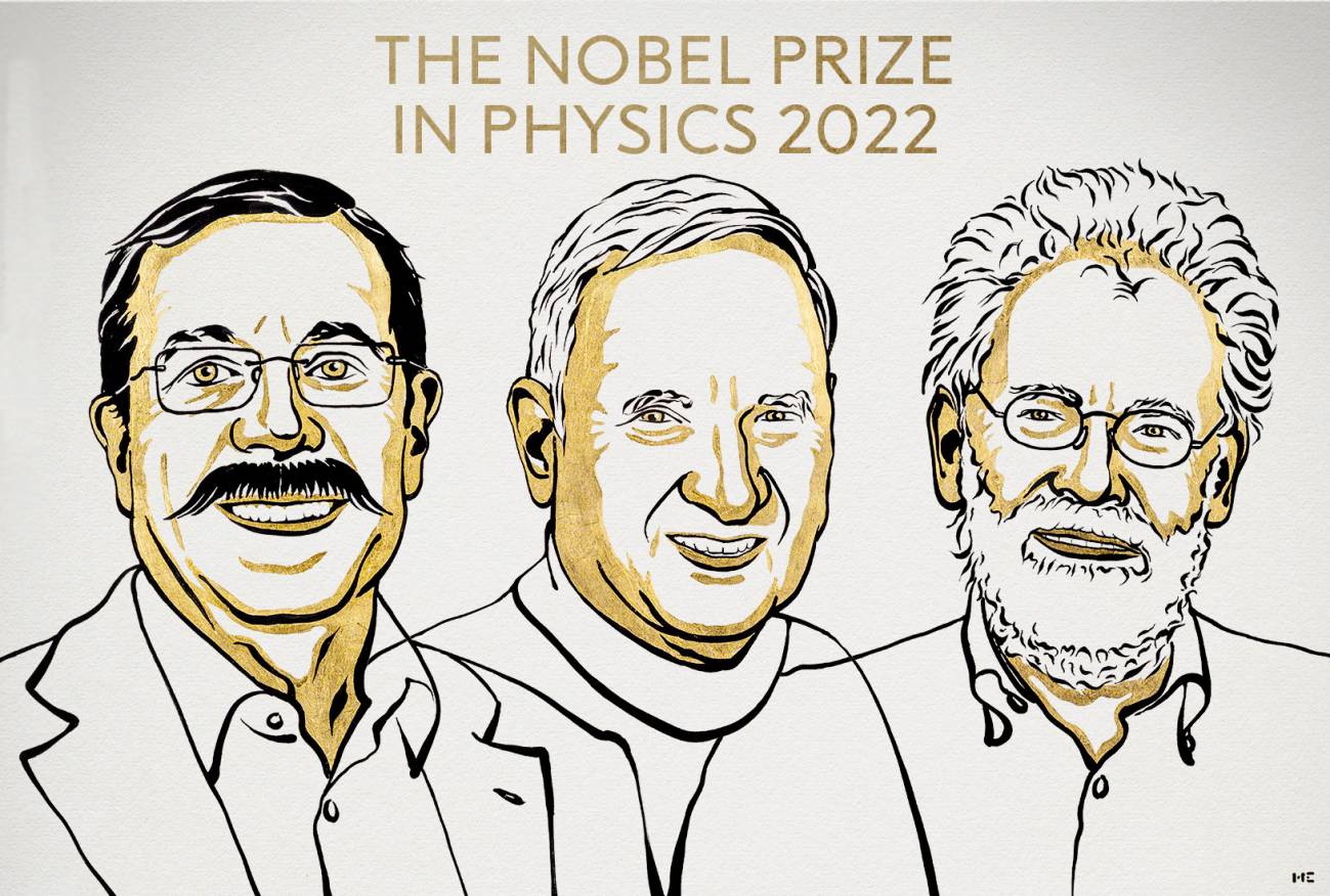 Nobel de Fisica 2022 para los pioneros del entrelazamiento cuantico