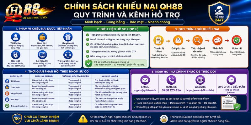 Chính sách khiếu nại QH88