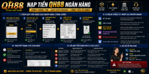 Nạp tiền QH88 ngân hàng