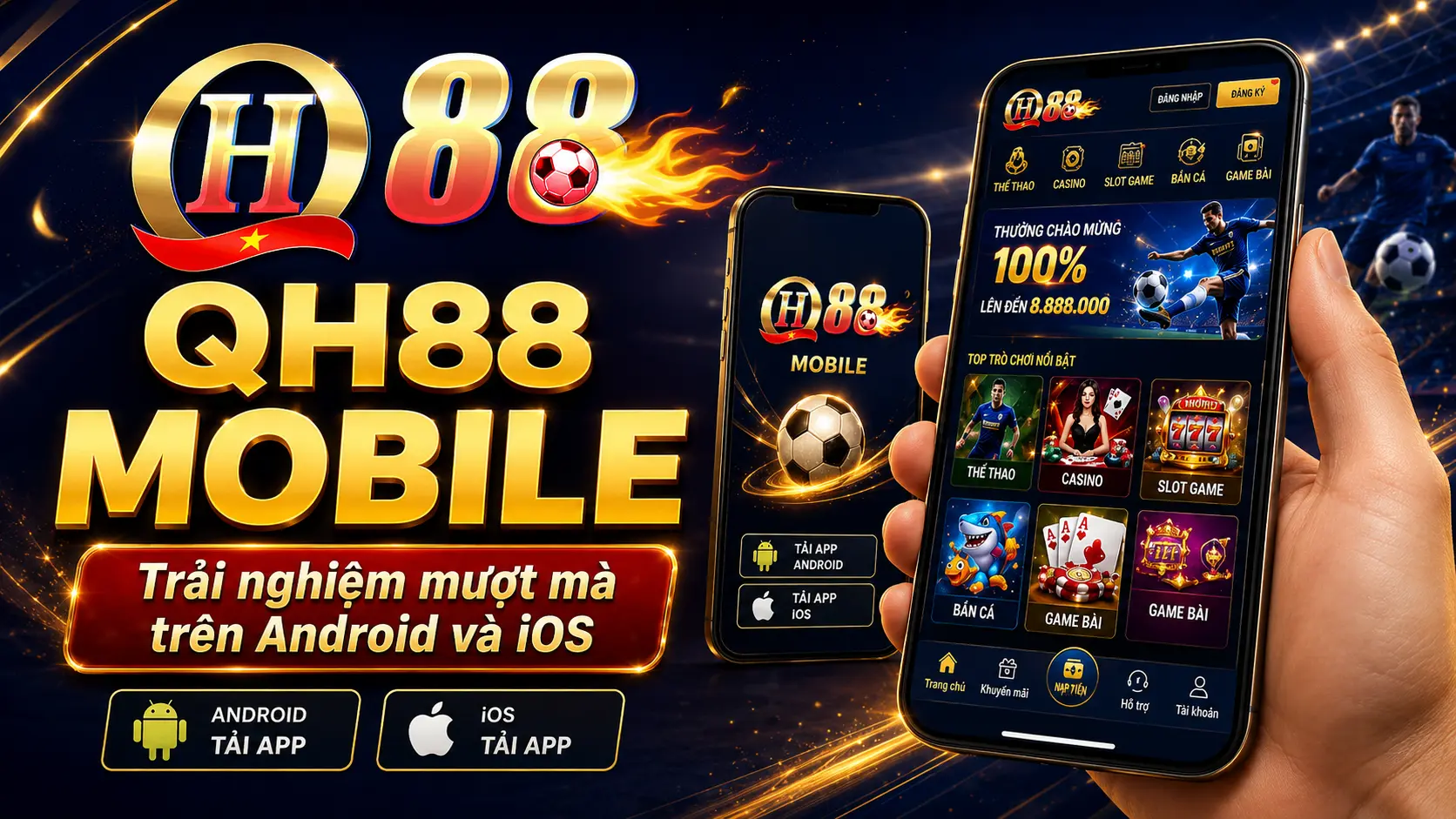 Hướng dẫn tải ứng dụng QH88